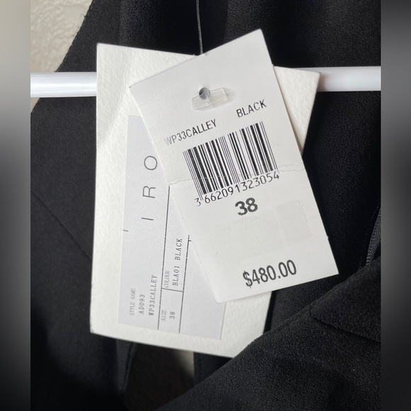 NWT IRO Calley Cutout Black Sleeveless Mini Cocktail Dress Size 38 US 6 Medium - Picture 10 of 13